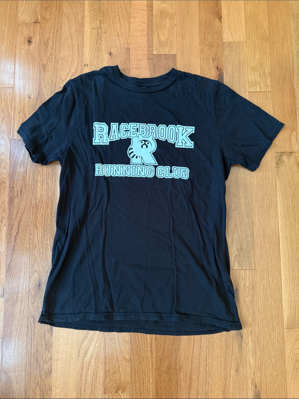 Racebrook Running Club Kids Black Graphic Tee